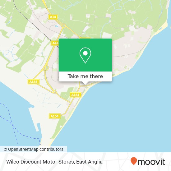Wilco Discount Motor Stores map
