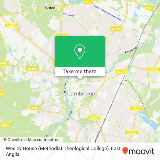 Wesley House (Methodist Theological College) map