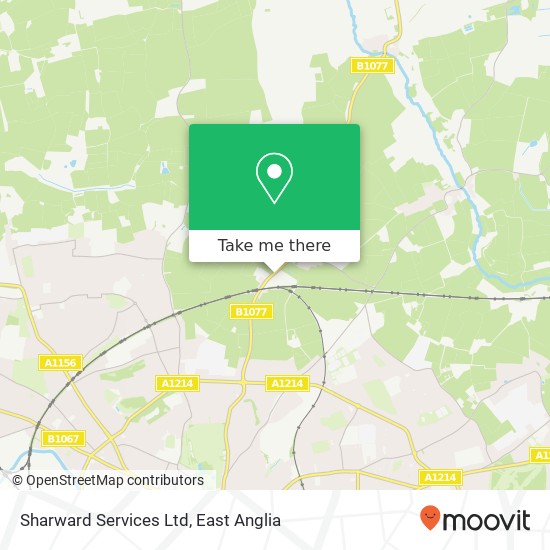 Sharward Services Ltd map