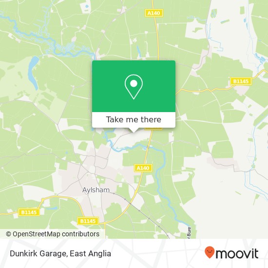 Dunkirk Garage map