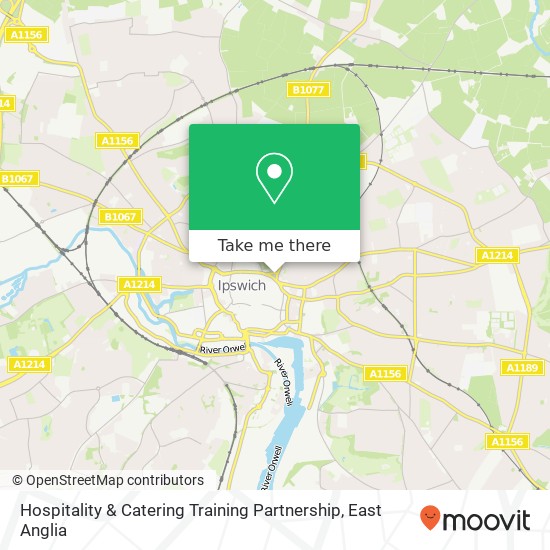 Hospitality & Catering Training Partnership map