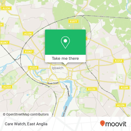 Care Watch map