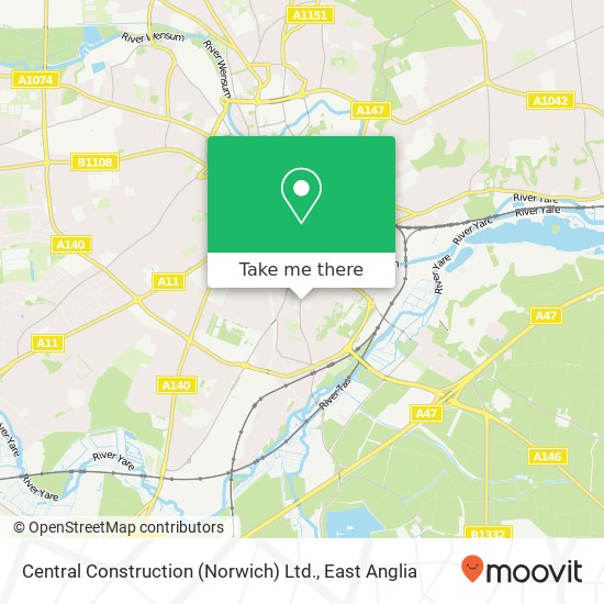 Central Construction (Norwich) Ltd. map