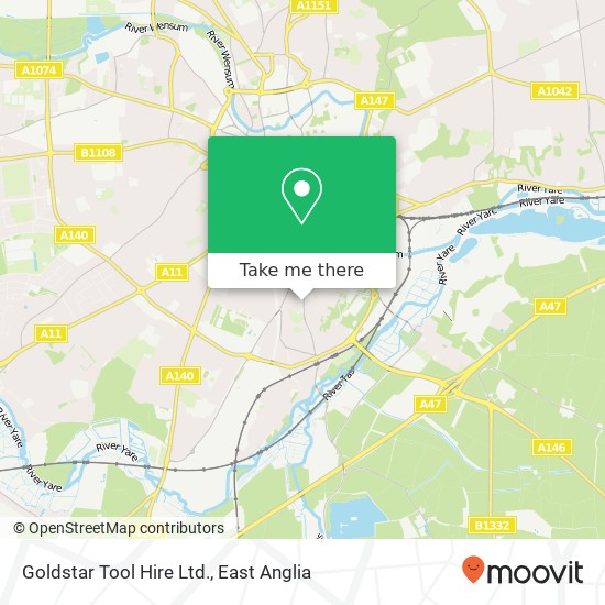 Goldstar Tool Hire Ltd. map