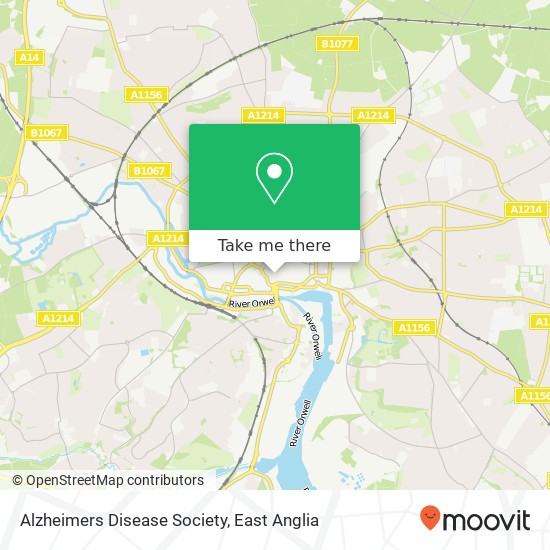 Alzheimers Disease Society map