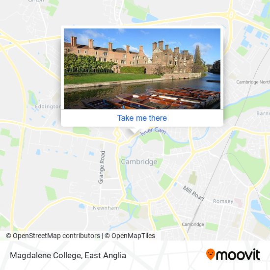 Magdalene College map