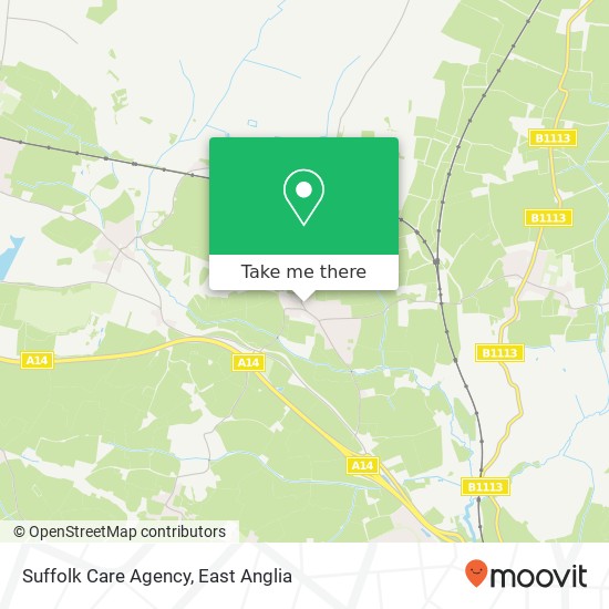 Suffolk Care Agency map