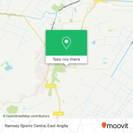 Ramsey Sports Centre map