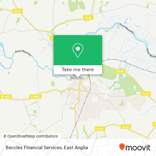 Beccles Financial Services map