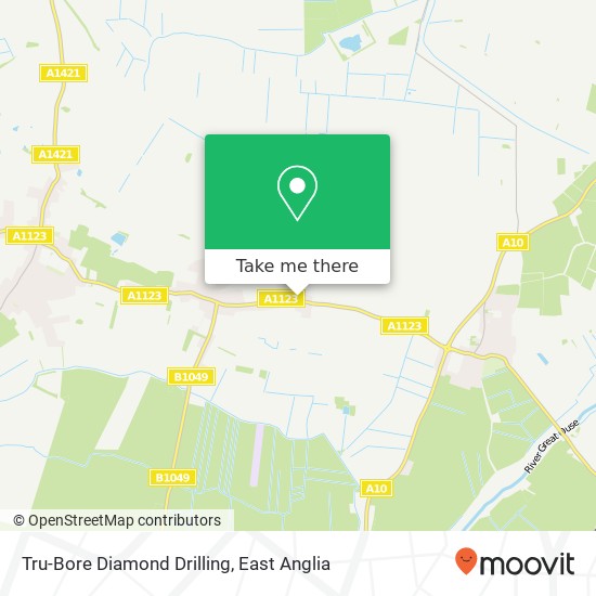 Tru-Bore Diamond Drilling map