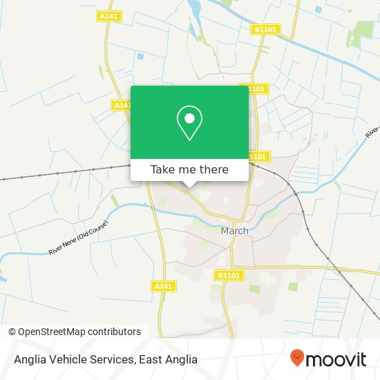 Anglia Vehicle Services map
