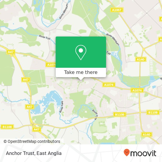 Anchor Trust map