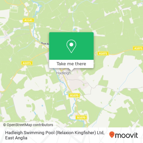 Hadleigh Swimming Pool (Relaxion Kingfisher) Ltd map