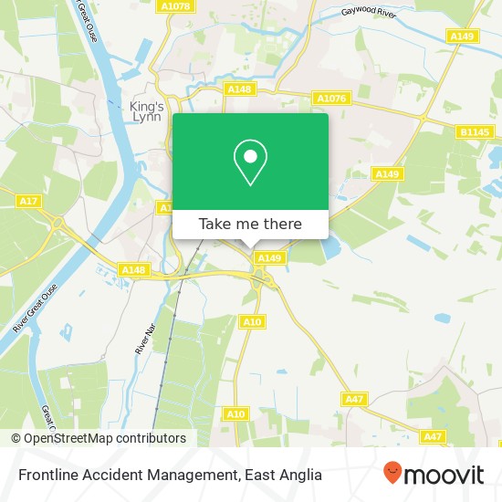 Frontline Accident Management map