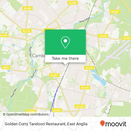 Golden Curry Tandoori Restaurant map