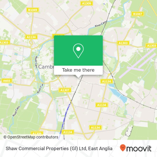 Shaw Commercial Properties (Gl) Ltd map
