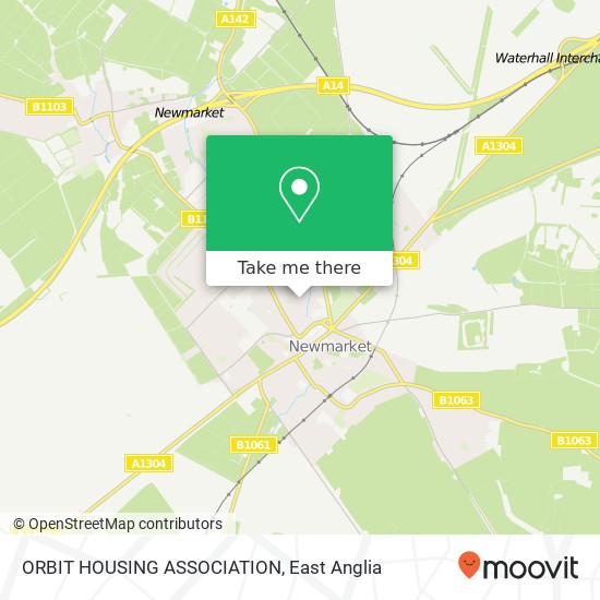 ORBIT HOUSING ASSOCIATION map