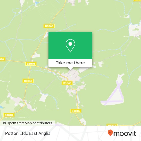 Potton Ltd. map