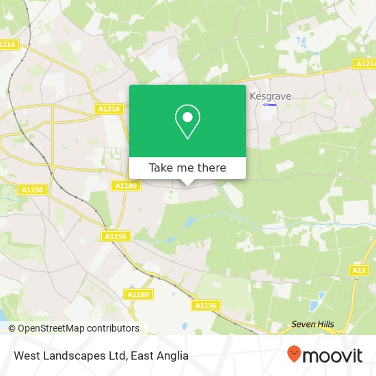 West Landscapes Ltd map