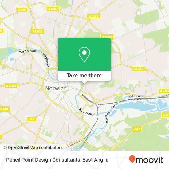 Pencil Point Design Consultants map