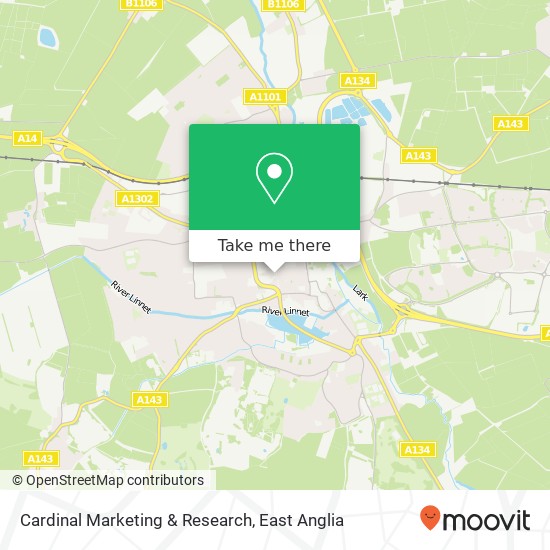 Cardinal Marketing & Research map