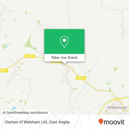Clarkes of Walsham Ltd. map