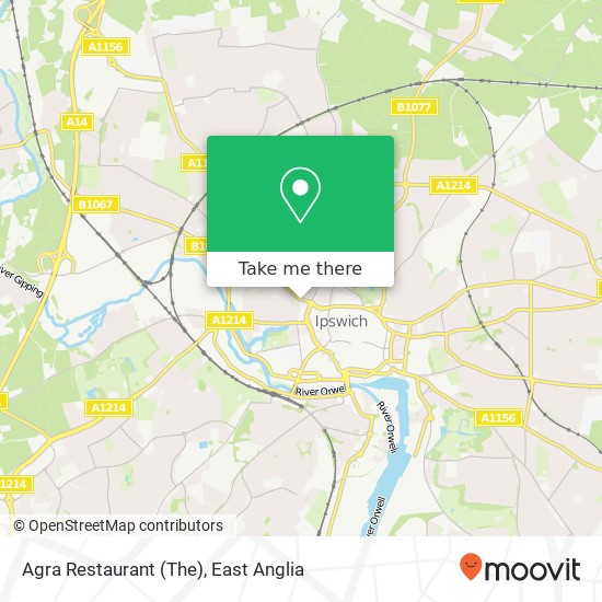 Agra Restaurant (The) map