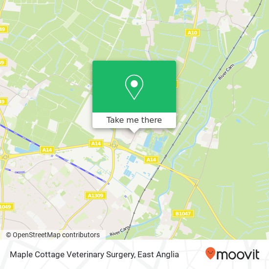 Maple Cottage Veterinary Surgery map