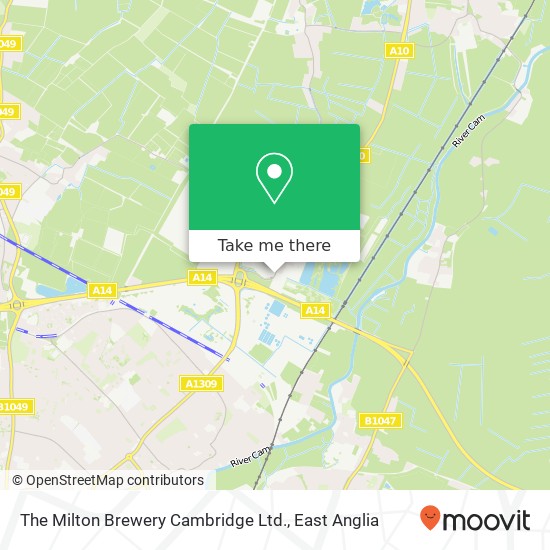 The Milton Brewery Cambridge Ltd. map