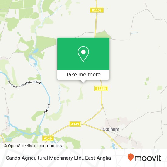 Sands Agricultural Machinery Ltd. map