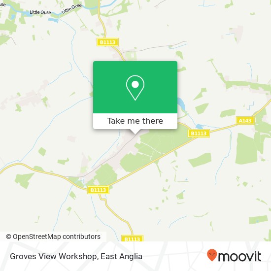 Groves View Workshop map