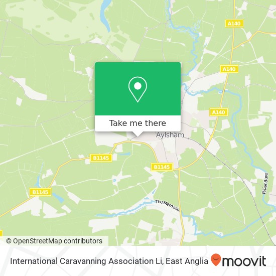 International Caravanning Association Li map