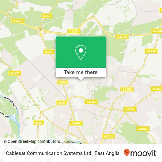 Cablesat Communication Systems Ltd. map