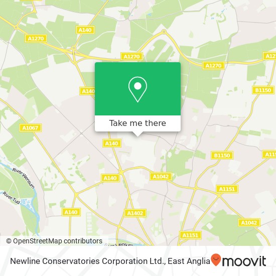 Newline Conservatories Corporation Ltd. map