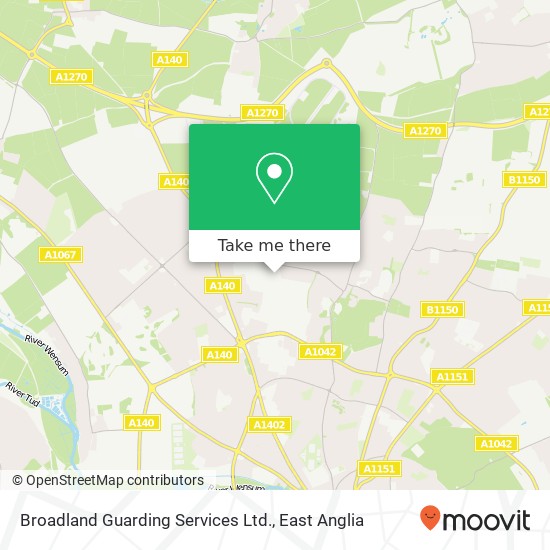 Broadland Guarding Services Ltd. map