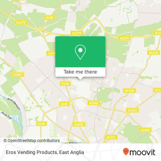 Eros Vending Products map