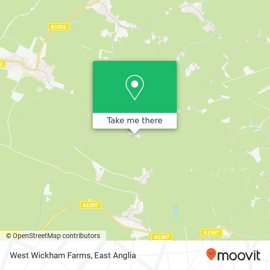 West Wickham Farms map