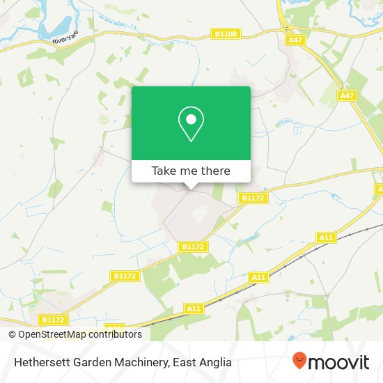 Hethersett Garden Machinery map