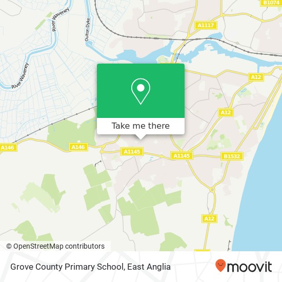 Grove County Primary School map