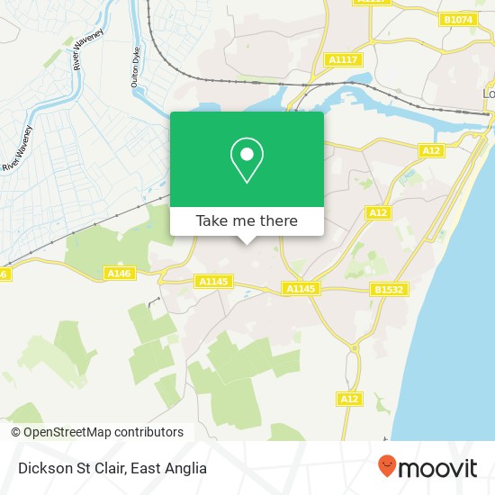 Dickson St Clair map