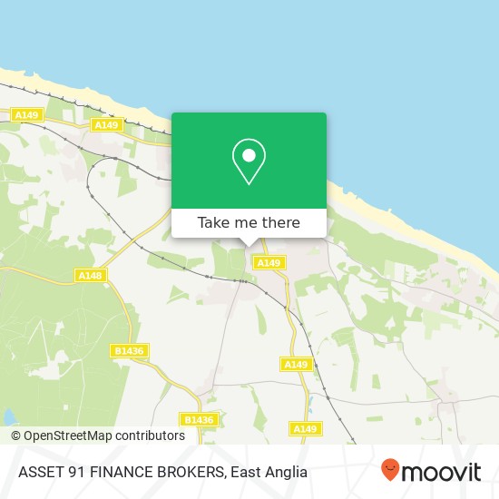 ASSET 91 FINANCE BROKERS map