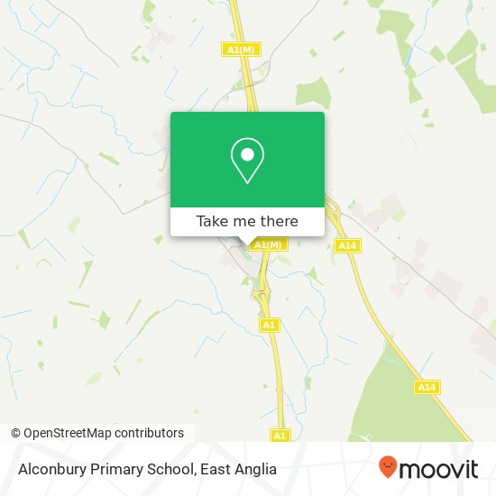 Alconbury Primary School map
