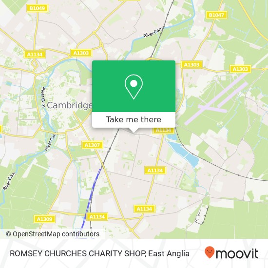 ROMSEY CHURCHES CHARITY SHOP map