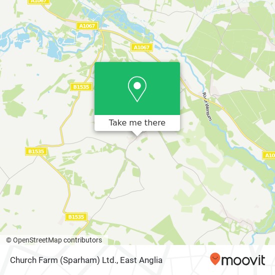 Church Farm (Sparham) Ltd. map