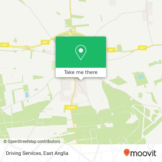 Driving Services map