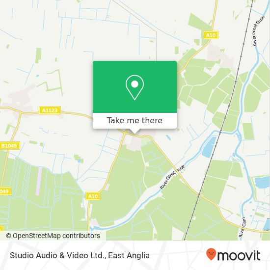 Studio Audio & Video Ltd. map