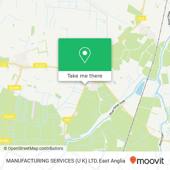 MANUFACTURING SERVICES (U K) LTD map