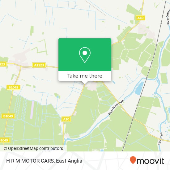 H R M MOTOR CARS map