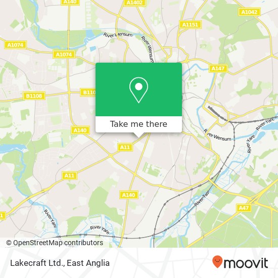 Lakecraft Ltd. map