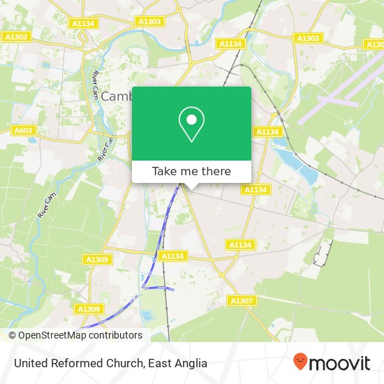 United Reformed Church map